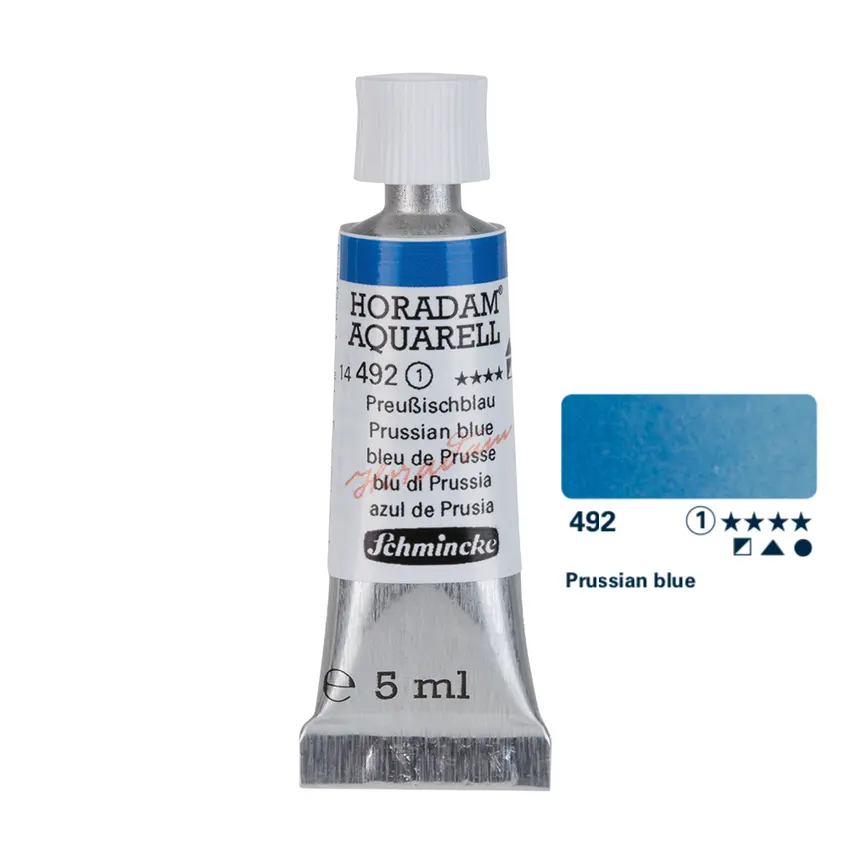 Aquarell colour HORADAM 5 ml - Prussian blue