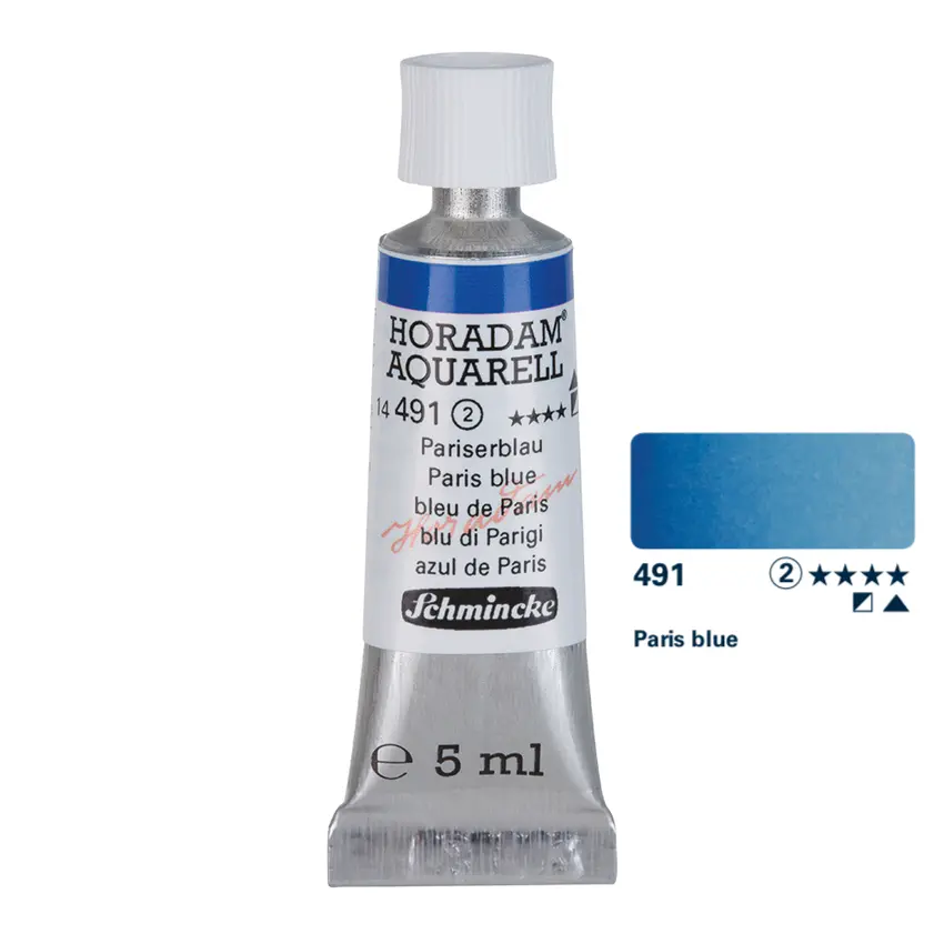 Aquarell colour HORADAM 5 ml - Paris blue