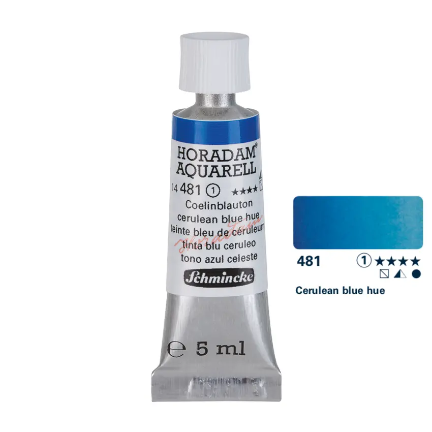 Aquarell colour HORADAM 5 ml - Cerulean blue hue