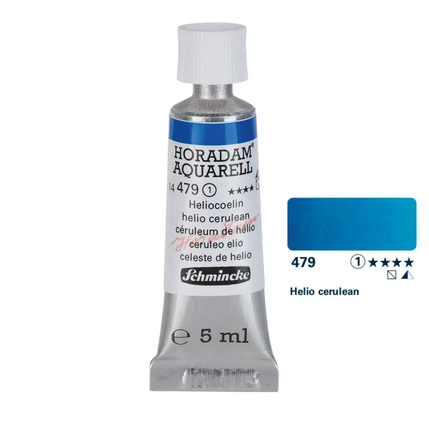 Aquarell colour HORADAM 5 ml - Helio cerulean