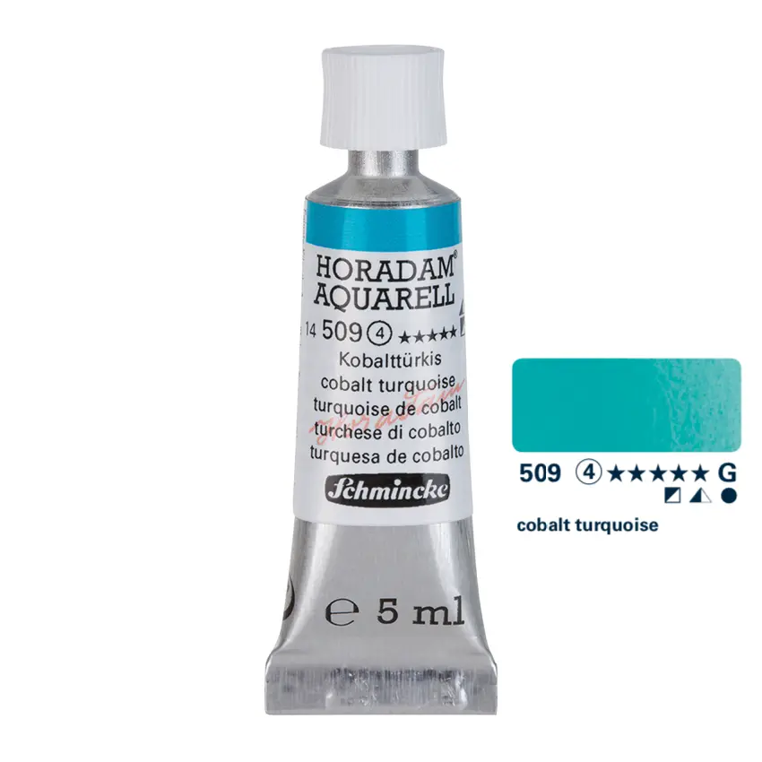 Aquarell colour HORADAM 5 ml - Cobalt turquoise