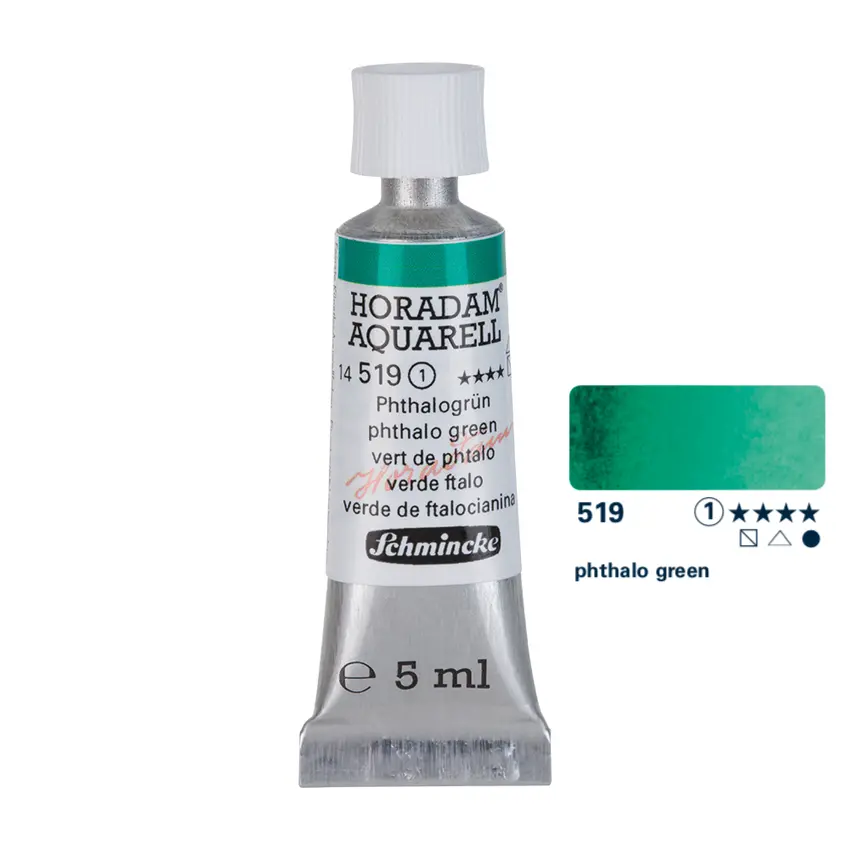 Aquarell colour HORADAM 5 ml - Phthalo green