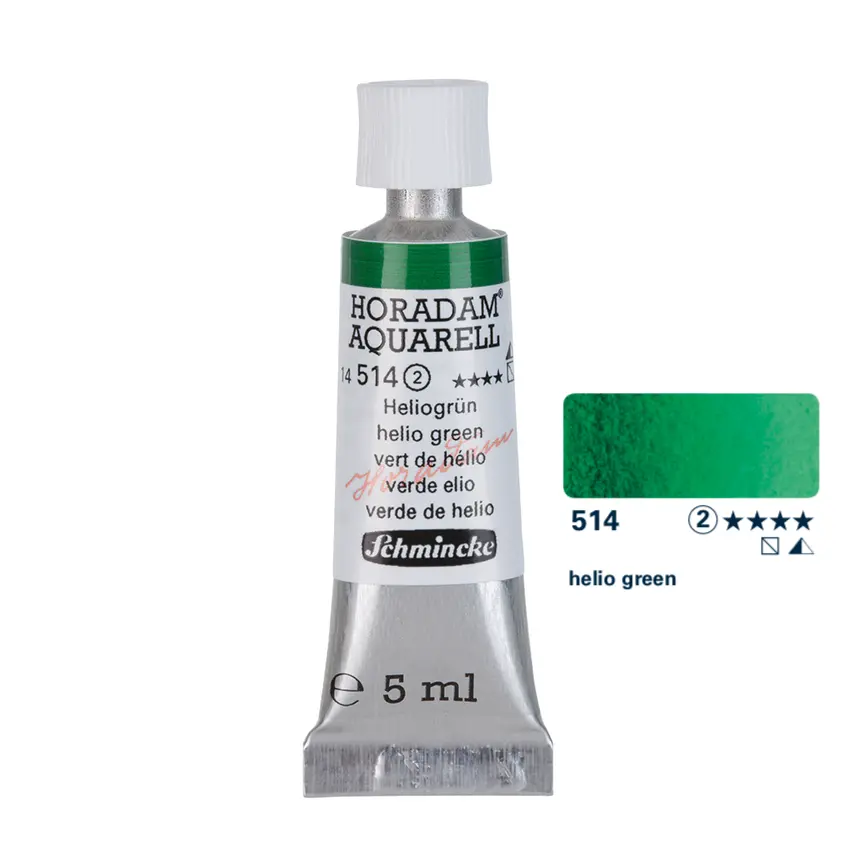 Aquarell colour HORADAM 5 ml - Helio green