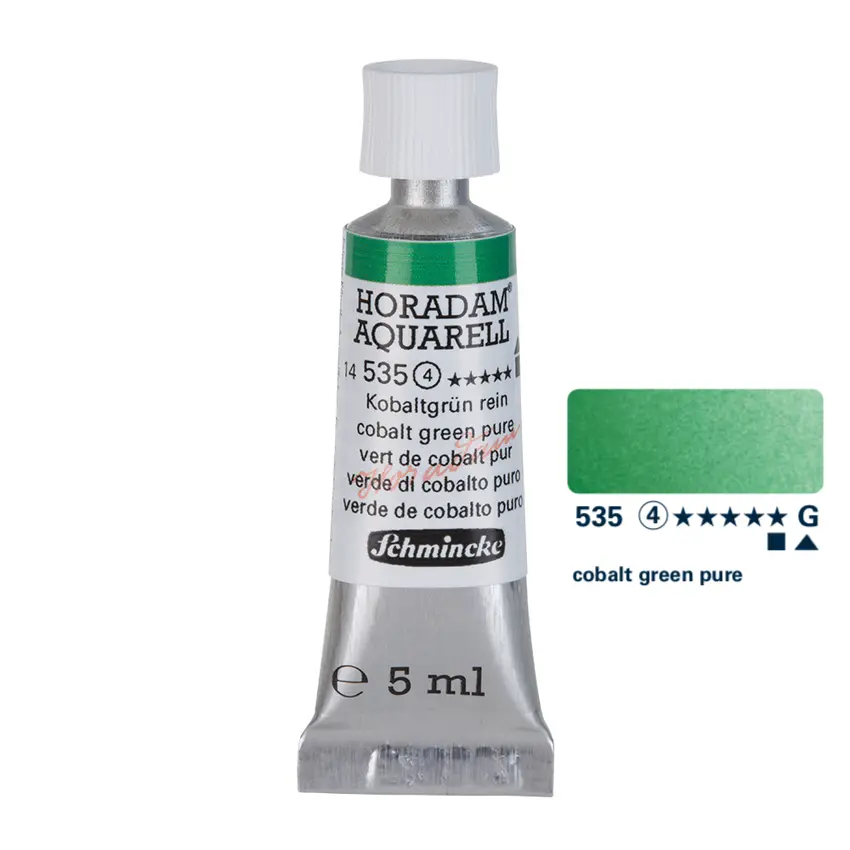 Aquarell colour HORADAM 5 ml - Cobalt green pure