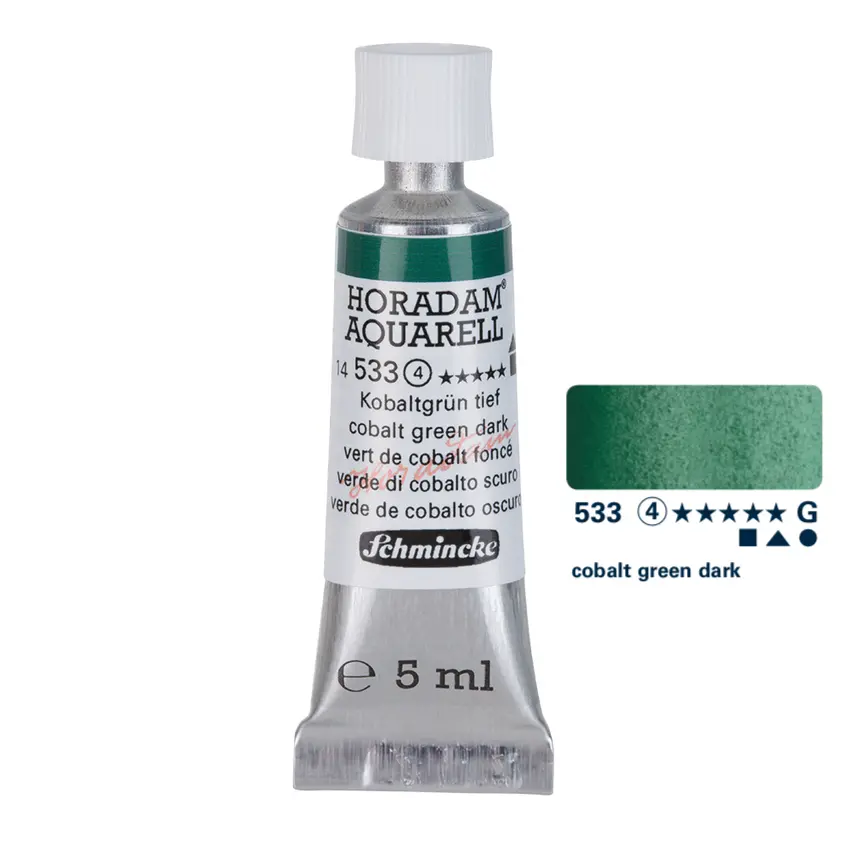 Aquarell colour HORADAM 5 ml - Cobalt green dark