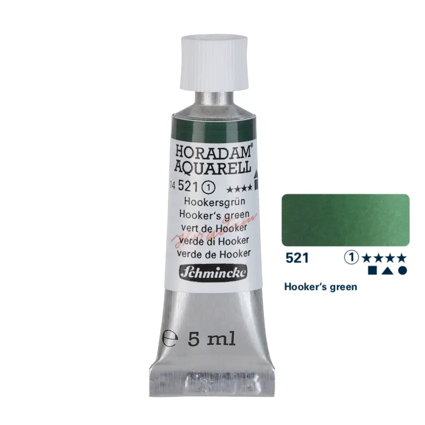 Aquarell colour HORADAM 5 ml - Hooker‘s green