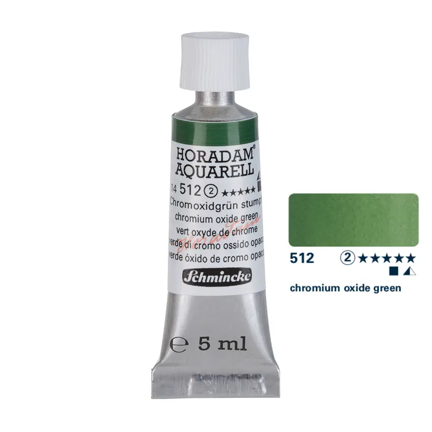 Aquarell colour HORADAM 5 ml - Chromium oxide green