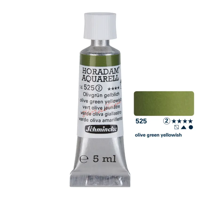 Aquarell colour HORADAM 5 ml - Olive green yellowish