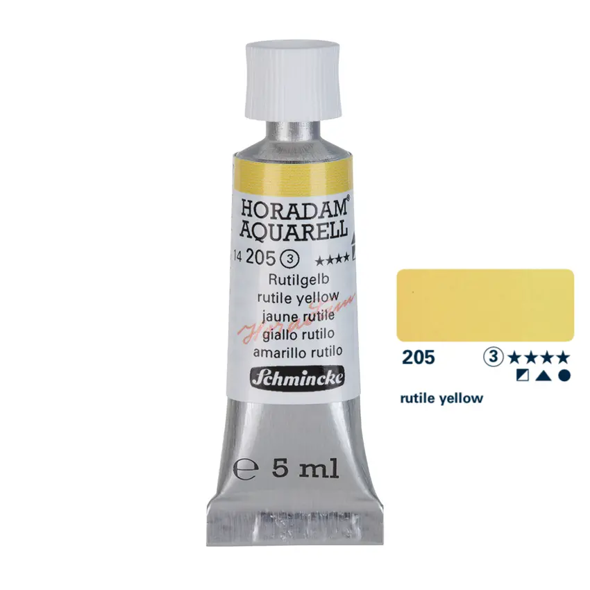 Aquarell colour HORADAM 5 ml - Rutile yellow