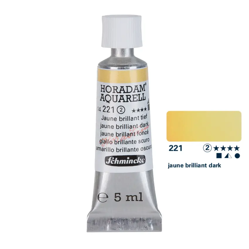 Aquarell colour HORADAM 5 ml - Jaune brilliant dark