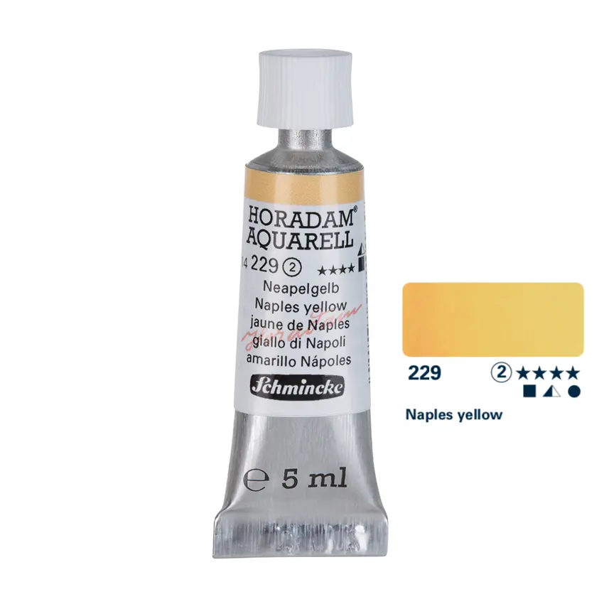 Aquarell colour HORADAM 5 ml - Naples yellow