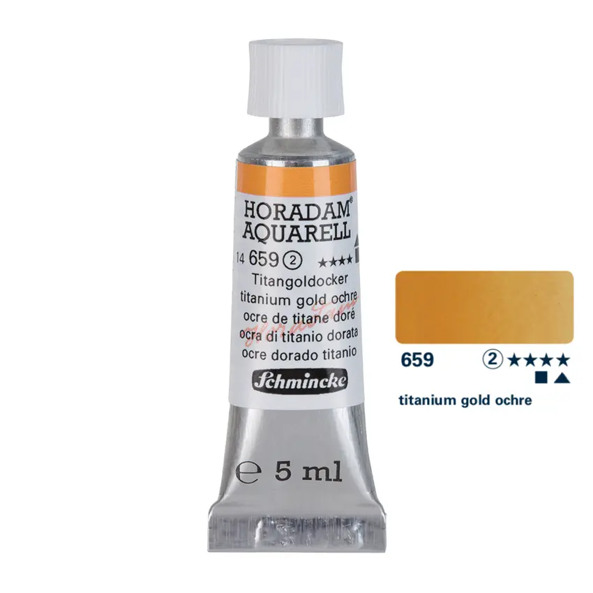 Aquarell colour HORADAM 5 ml - Titanium gold ochre