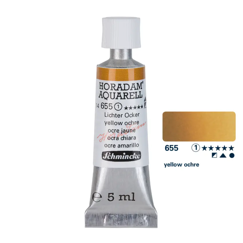 Akvarellvärv HORADAM 5 ml - Yellow ochre