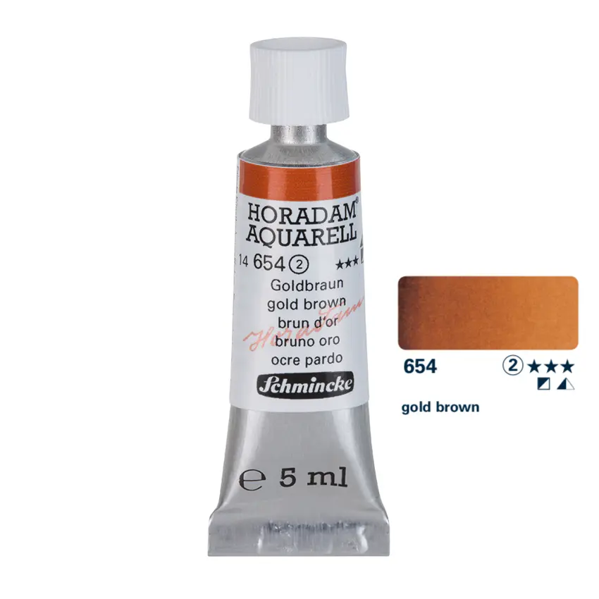 Aquarell colour HORADAM 5 ml - Gold brown