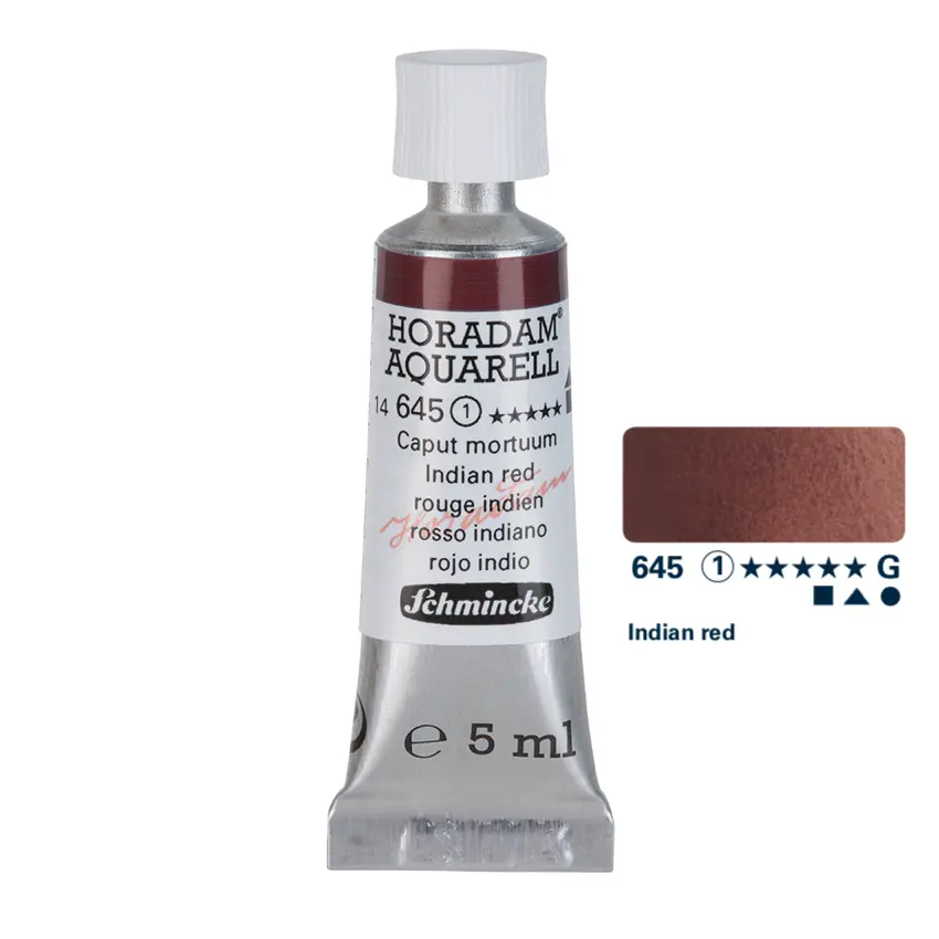 Aquarell colour HORADAM 5 ml - Indian red