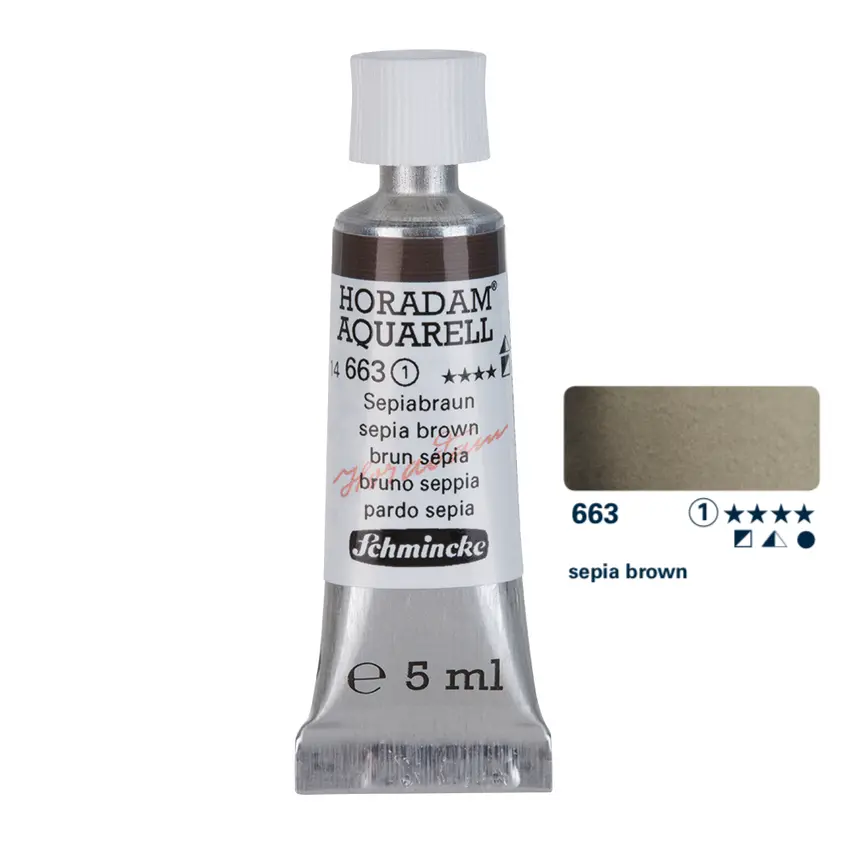 Aquarell colour HORADAM 5 ml - Sepia brown