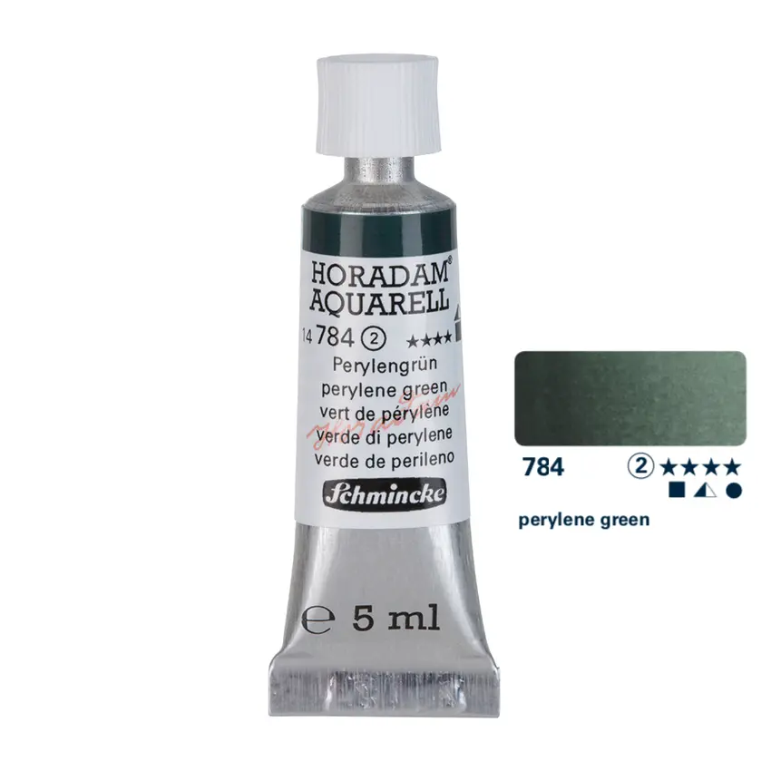 Aquarell colour HORADAM 5 ml - Perylene green