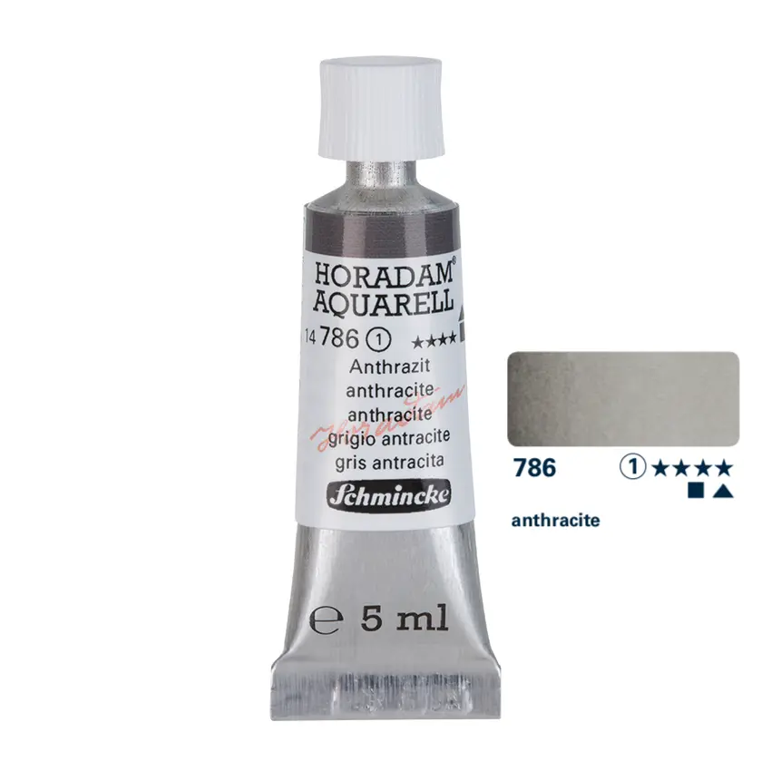 Aquarell colour HORADAM 5 ml - Anthracite