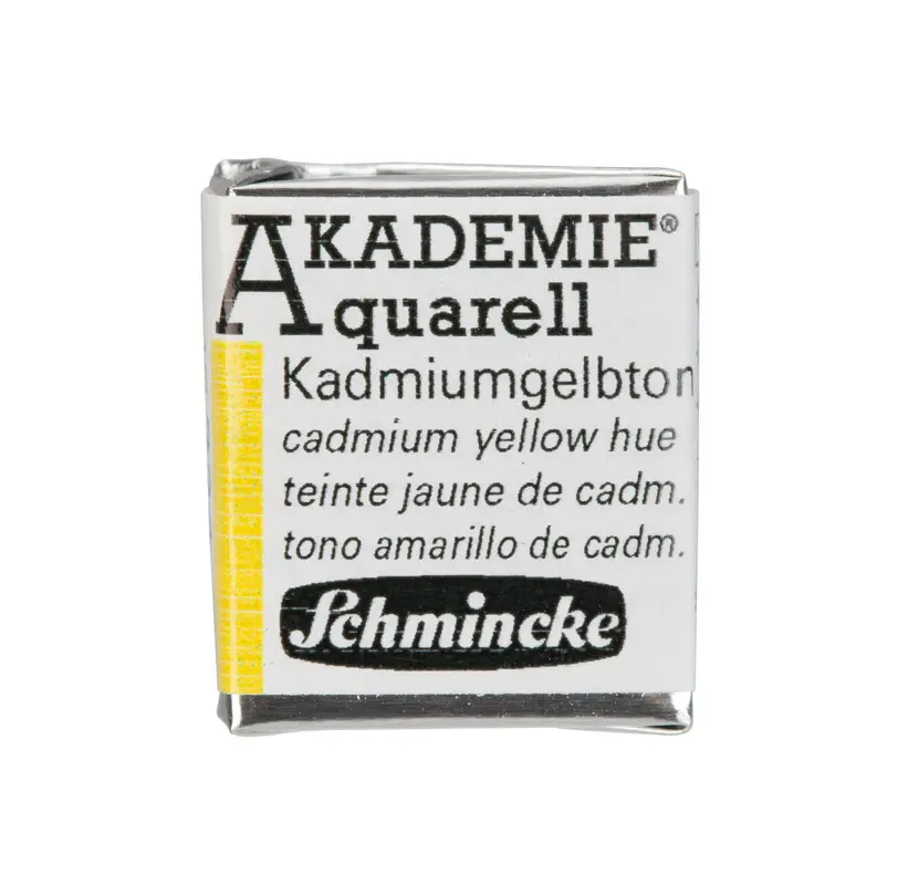 Akvarellvärv AKADEMIE 1/2 nööp - Cadmium yellow hue