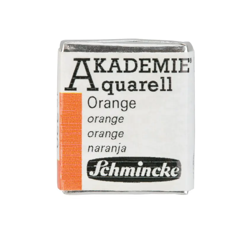 Akvarellvärv AKADEMIE 1/2 nööp - Orange