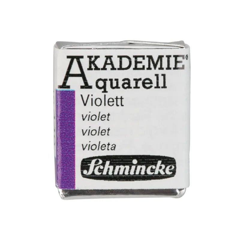 Akvarellvärv AKADEMIE 1/2 nööp - Violet