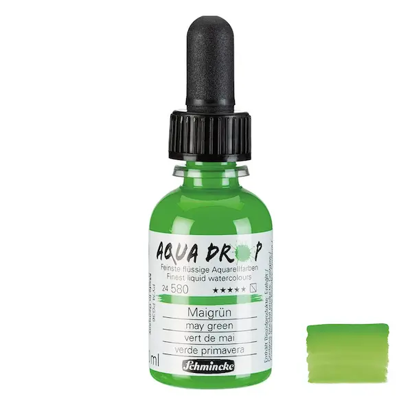 Vedel akvarellvärv AQUA DROP 30 ml - May green