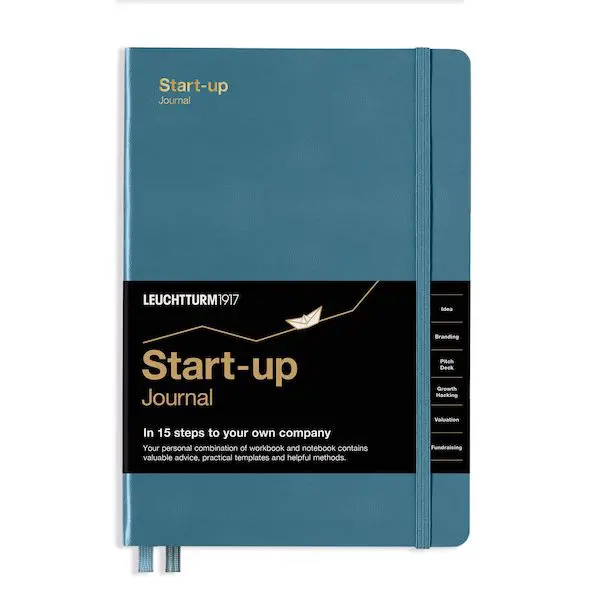 Märkmik START-UP JOURNAL 100 g/m² 14,5 x 21 cm (A5) 294 nummerdatud lehte - Sinakas