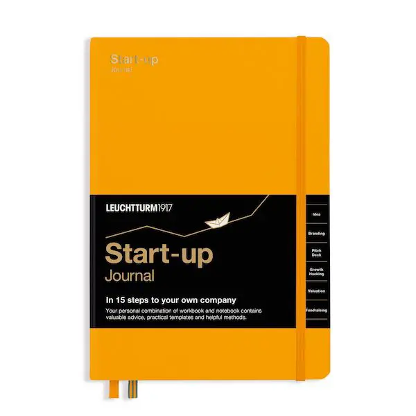 Märkmik START-UP JOURNAL 100 g/m² 14,5 x 21 cm (A5) 294 nummerdatud lehte - Päikesekollane