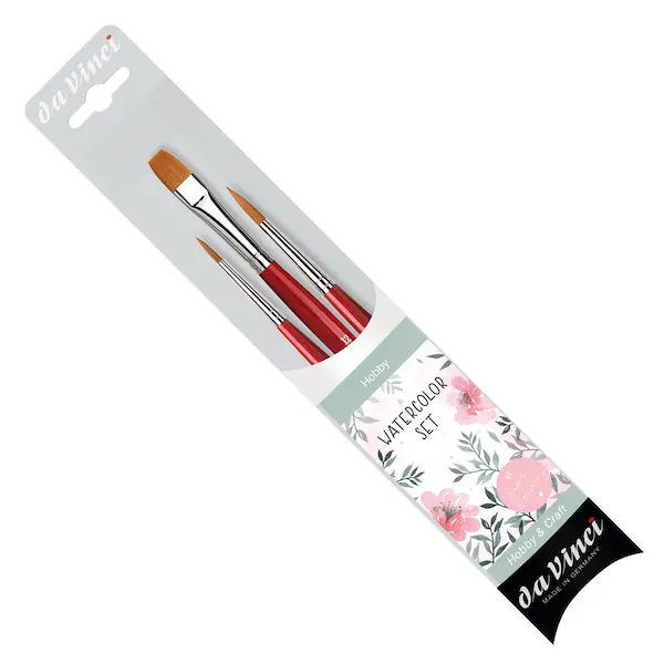 Pintslikomplekt WATERCOLOR 3 tk (5389)