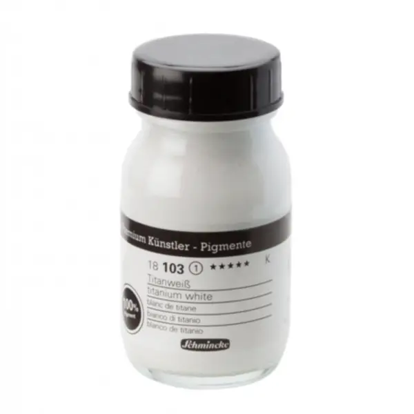 Maalipigment SCHMINCKE 100 ml - Titanium white