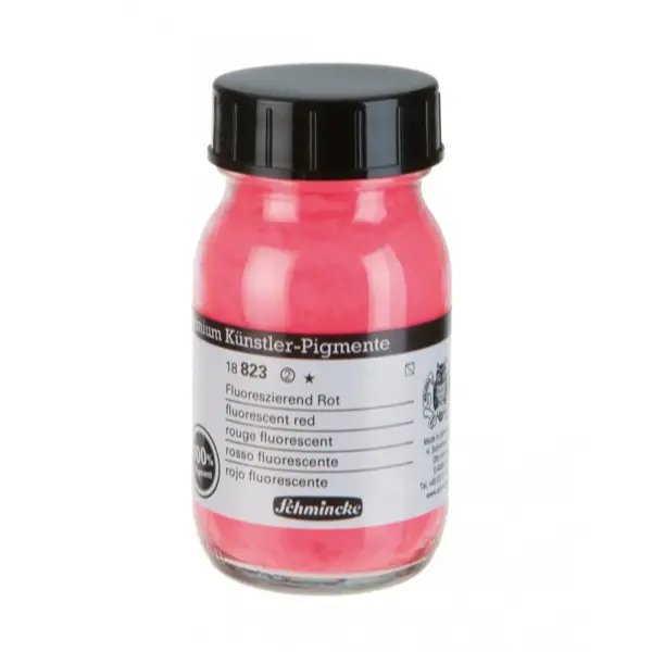 Maalipigment SCHMINCKE 100 ml - Fluorescent red