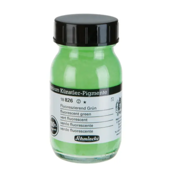 Maalipigment SCHMINCKE 100 ml - Fluorescent green