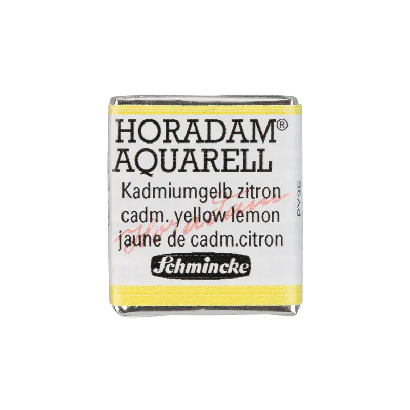 Akvarellvärv HORADAM 1/2 nööp - Cadmium yellow lemon