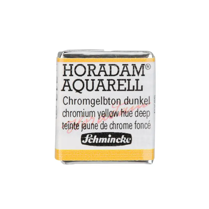 Akvarellvärv HORADAM 1/2 nööp - Chrom. yellow hue deep