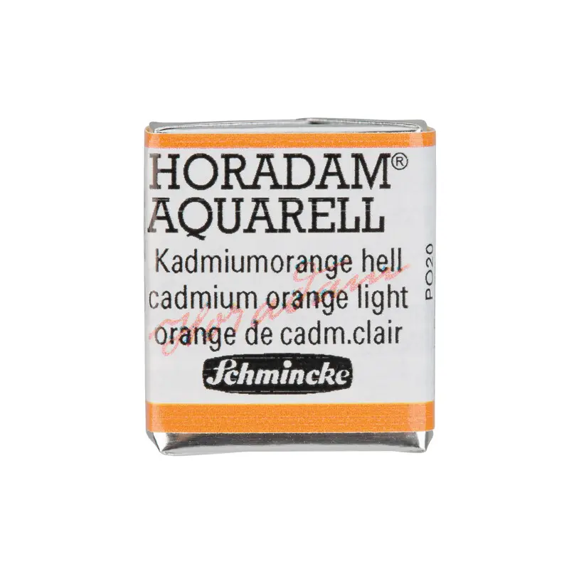 Akvarellvärv HORADAM 1/2 nööp - Cadmium orange light