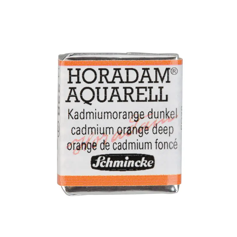 Akvarellvärv HORADAM 1/2 nööp - Cadmium orange deep