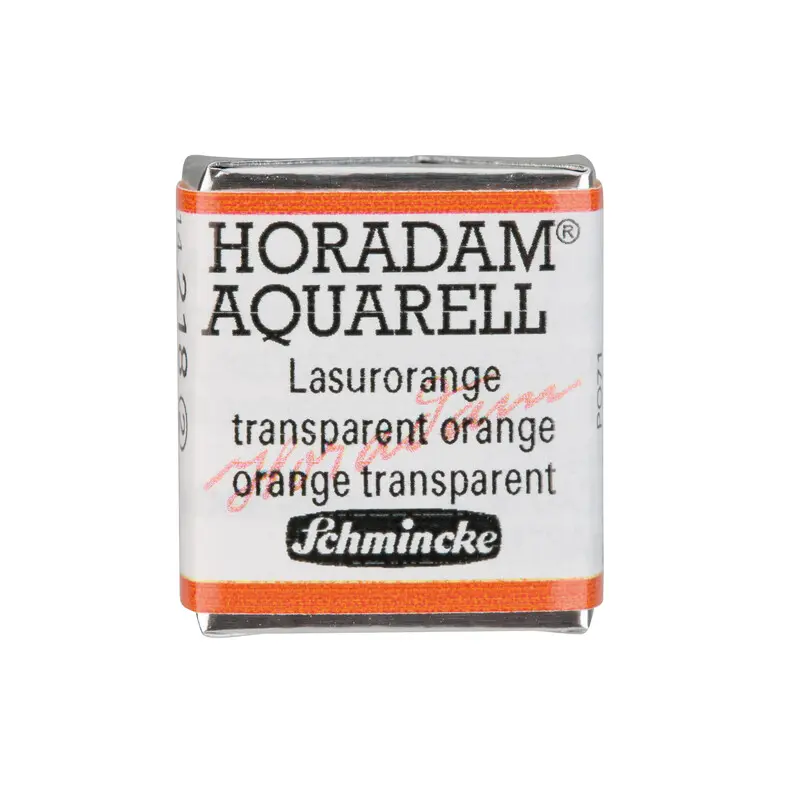 Akvarellvärv HORADAM 1/2 nööp - Transparent orange