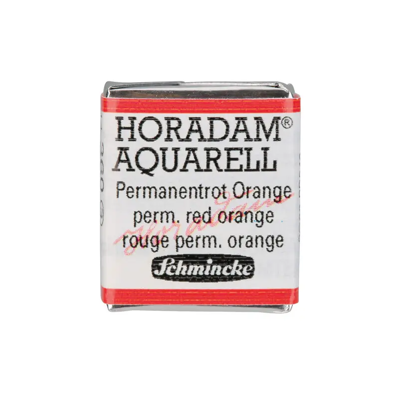 Akvarellvärv HORADAM 1/2 nööp - Permanent red orange