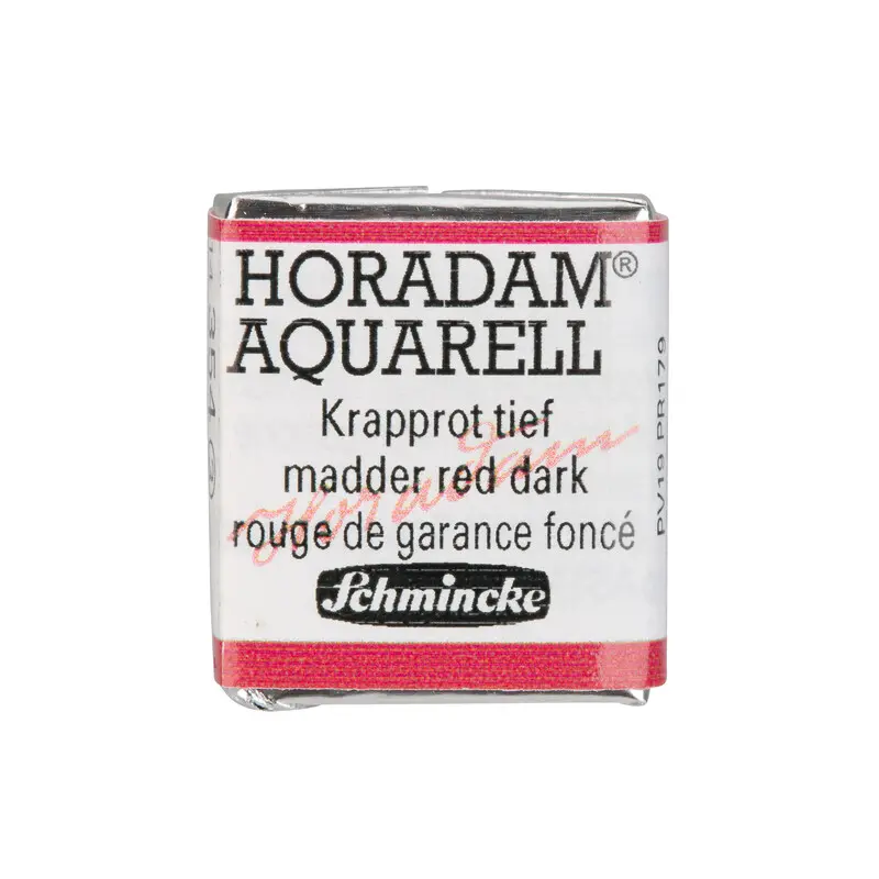 Akvarellvärv HORADAM 1/2 nööp - Madder red dark