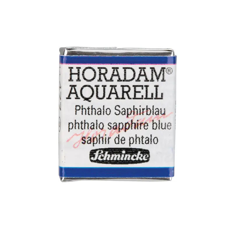 Akvarellvärv HORADAM 1/2 nööp - Phthalo sapphire blue