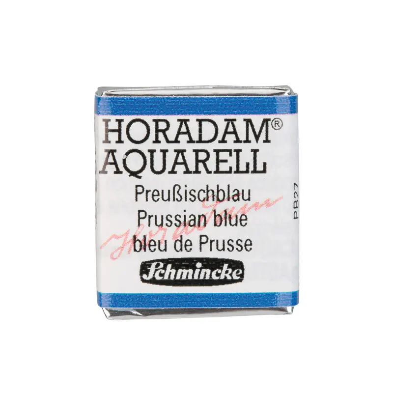 Akvarellvärv HORADAM 1/2 nööp - Prussian blue