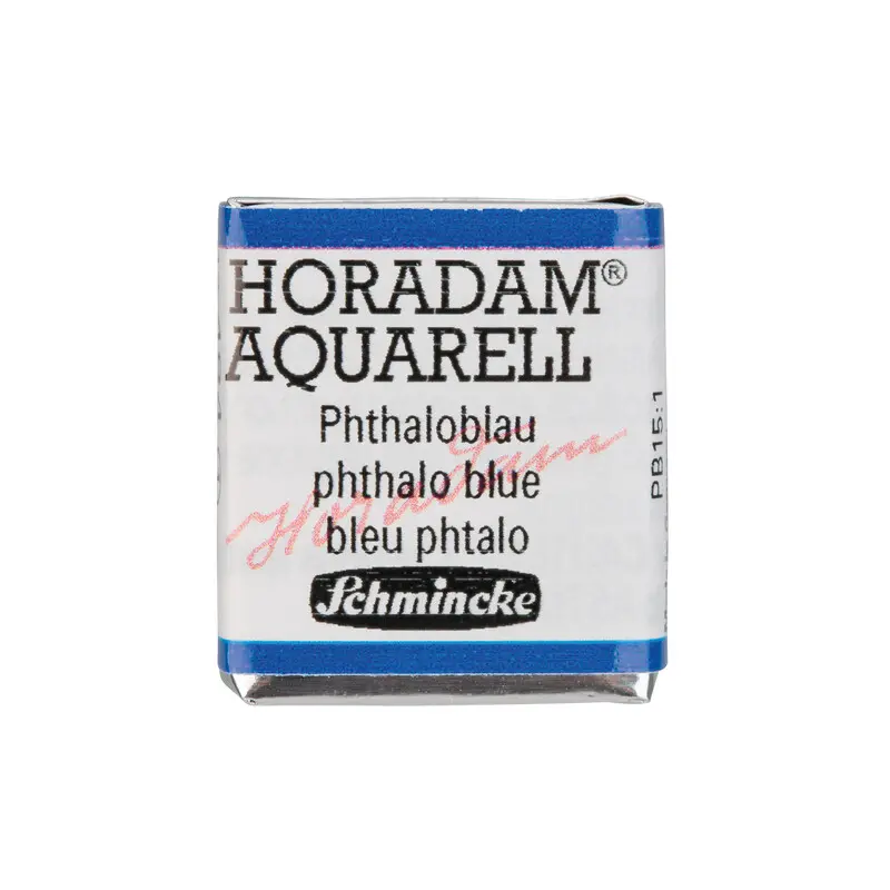 Akvarellvärv HORADAM 1/2 nööp - Phthalo blue