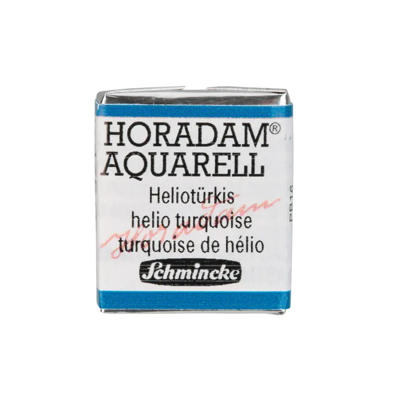 Akvarellvärv HORADAM 1/2 nööp - Helio turquoise