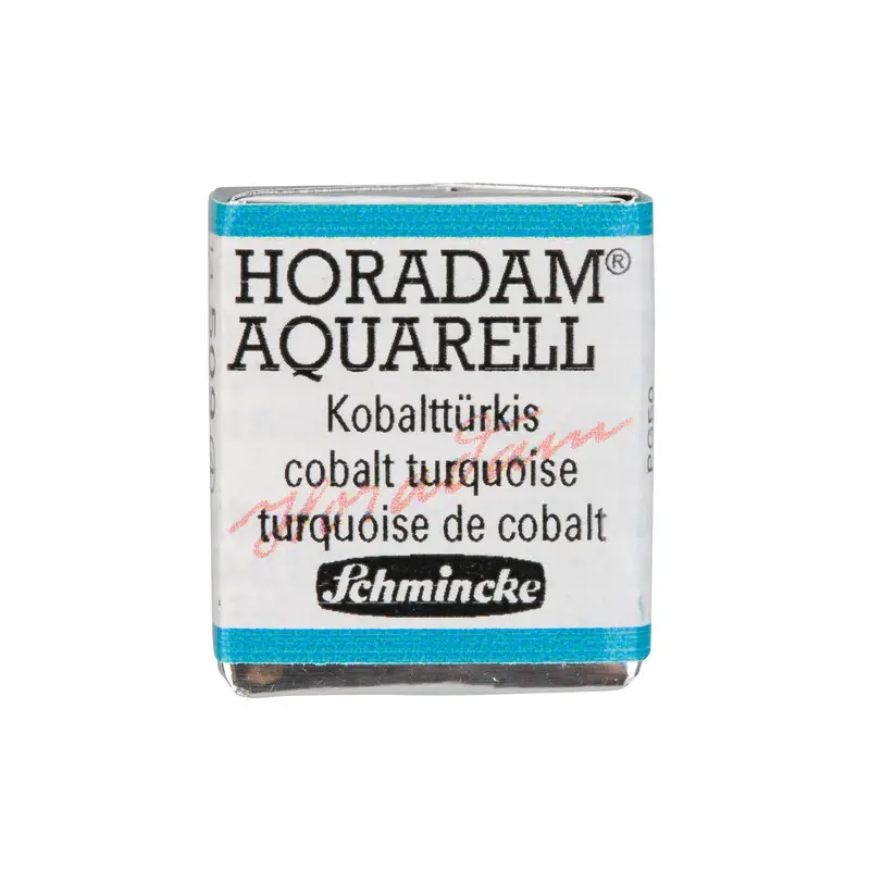 Akvarellvärv HORADAM 1/2 nööp - Cobalt turquoise