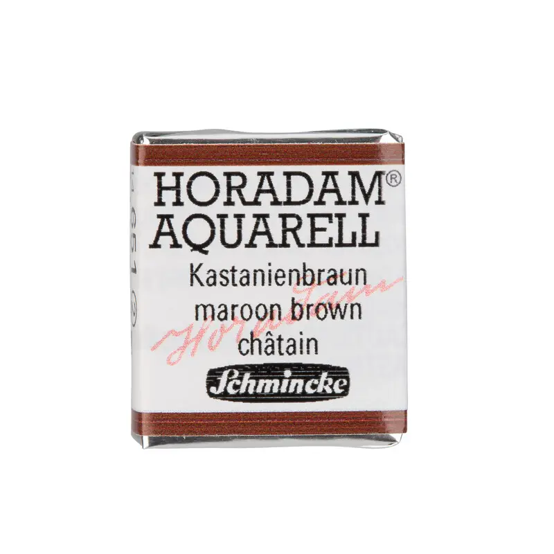 Akvarellvärv HORADAM 1/2 nööp - Maroon brown