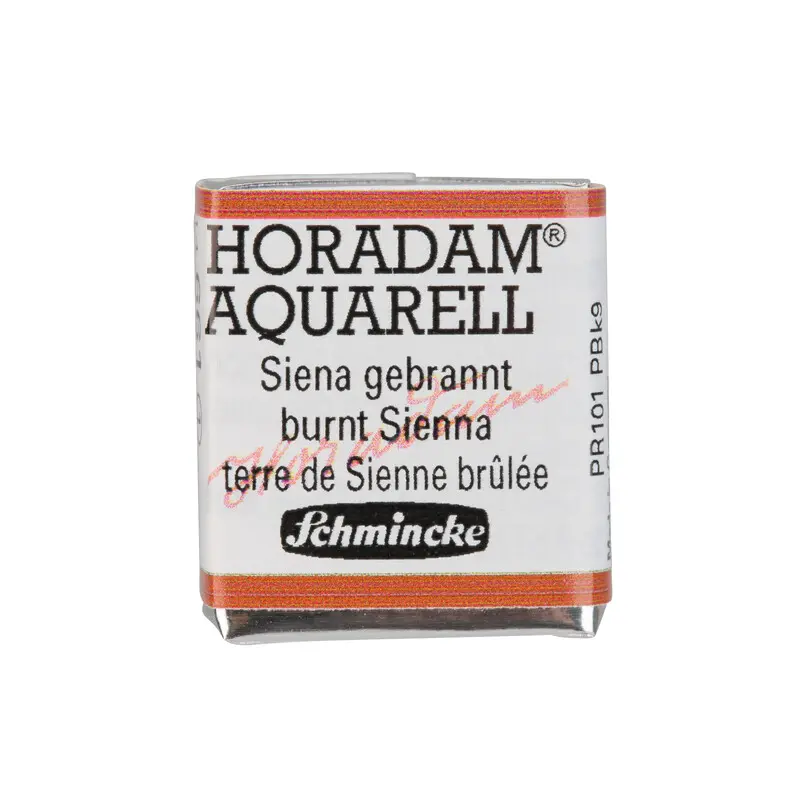 Akvarellvärv HORADAM 1/2 nööp - Burnt Sienna