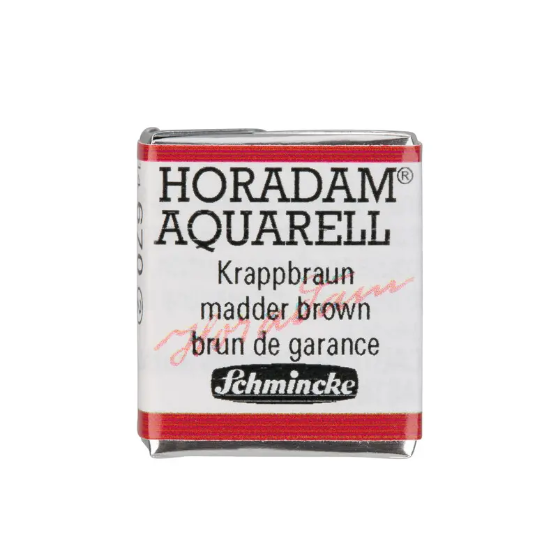 Akvarellvärv HORADAM 1/2 nööp - Madder brown