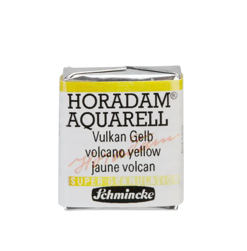 Akvarellvärv HORADAM 1/2 nööp - Volcano yellow