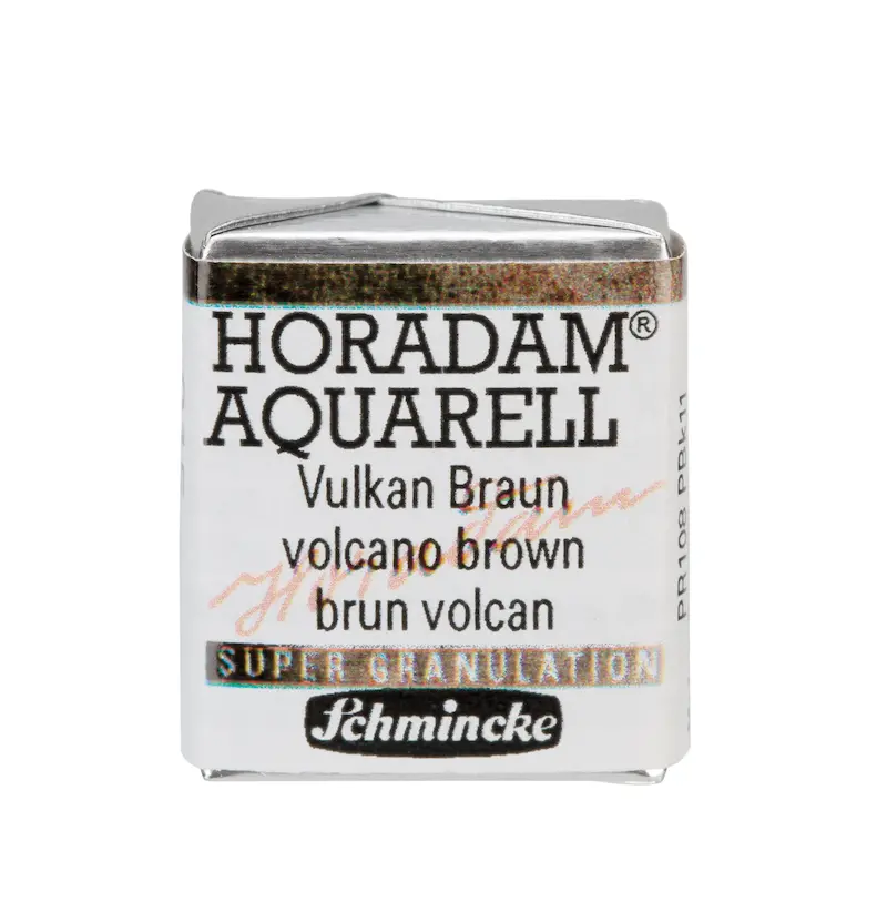 Akvarellvärv HORADAM 1/2 nööp - Volcano brown