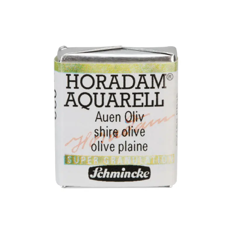 Akvarellvärv HORADAM 1/2 nööp - Shire olive